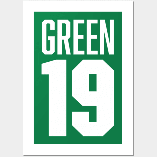 Green 19 Posters and Art